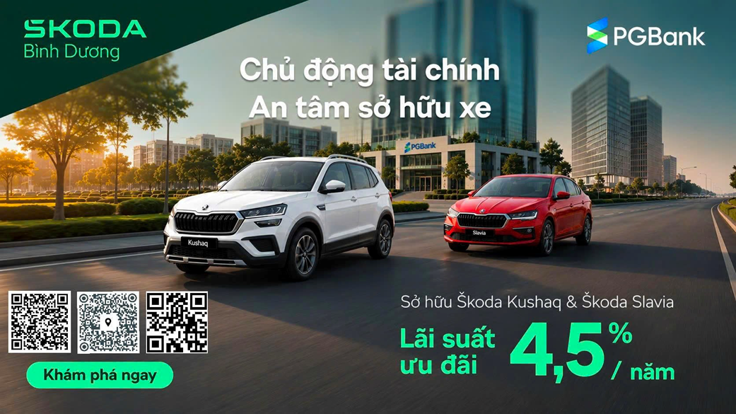 Skoda Bình Dương và PGBank hợp tác chiến lược: Mở rộng giải pháp tài chính, hiện thực hóa giấc mơ sở hữu xe châu Âu với lãi suất từ 4,5%/năm image